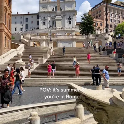 Iconic steps ideal for resting after sightseeing or taking photos. Usually crowded; early mornings or evenings are quieter. Great high-end shopping area around too!