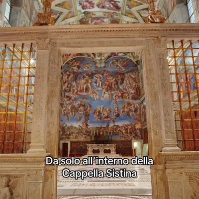 Seeing Michelangelo's masterpiece in person is unforgettable. The intricate detail and vibrant colors are breathtaking. It's always packed, silent, and photos aren't allowed—but genuinely worth experiencing firsthand.